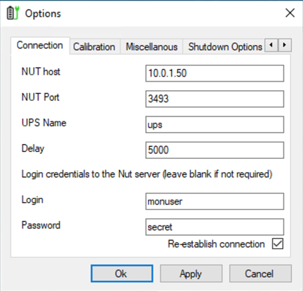 How to share a ups from a synology nas to a windows computer big net